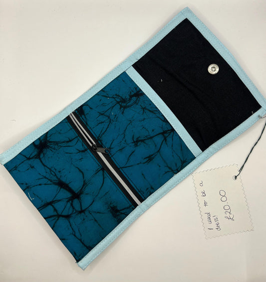 Upcycled Funky Folding Pouch | Coin Purse | Tobacco Pouch | Mini Clutch |Sustainable Accessories