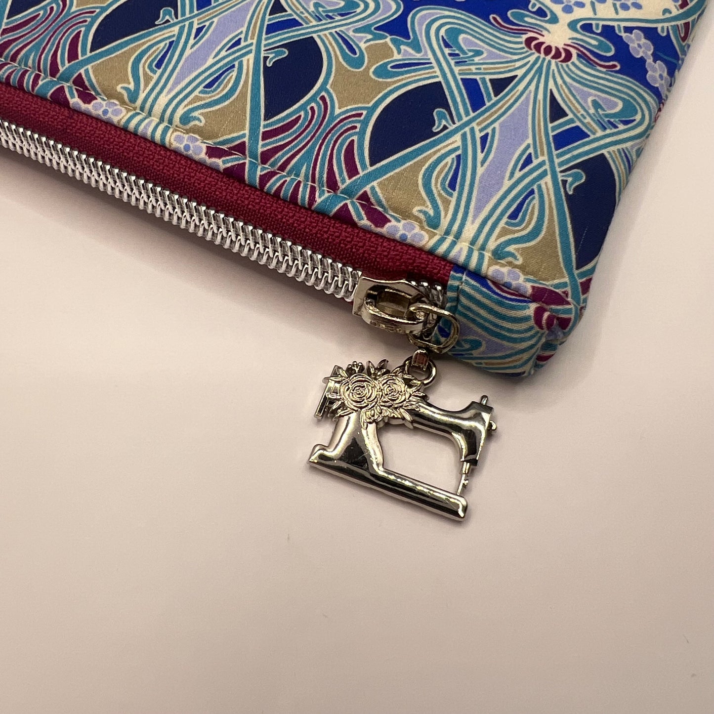 Upcycled Zipper Pouch - Liberty London's Ianthe Print