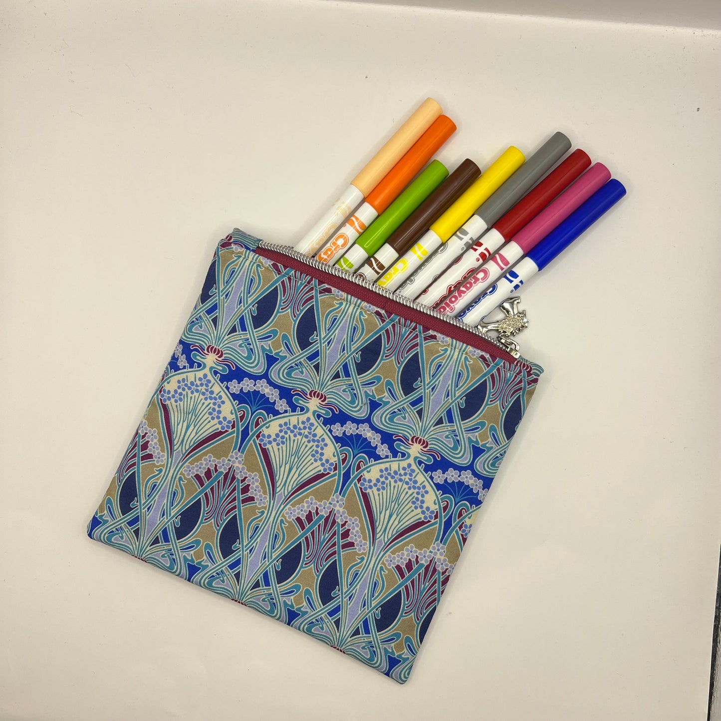 Upcycled Zipper Pouch - Liberty London's Ianthe Print