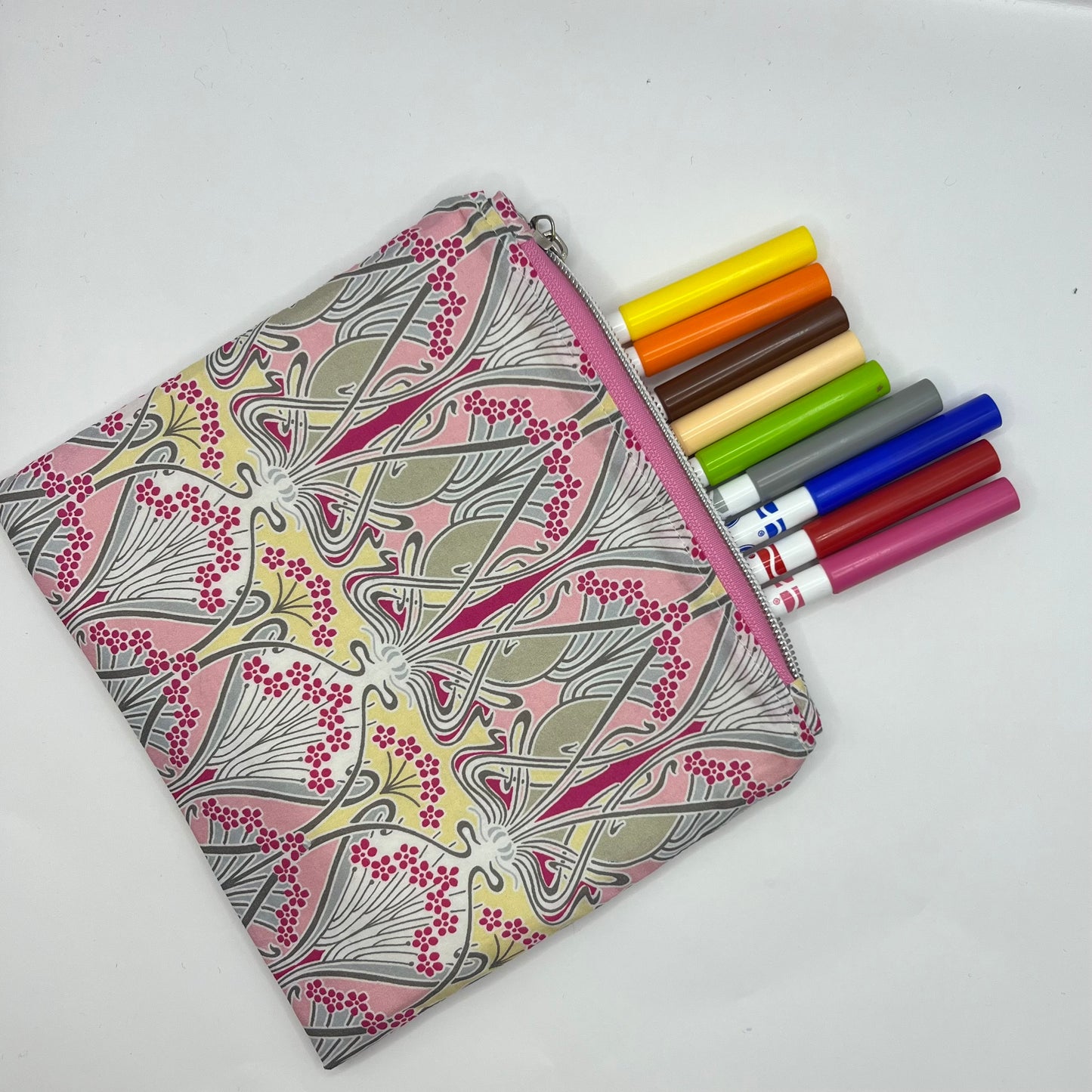 Upcycled Zipper Pouch - Liberty London Ianthe