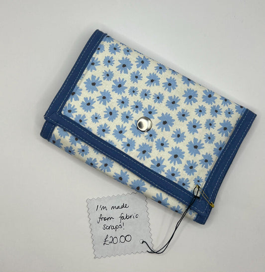 Upcycled Floral Folding Pouch | Coin Purse | Tobacco Pouch | Mini Clutch |Sustainable Accessories