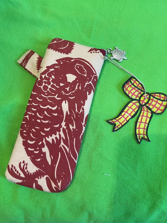 Upcycled Liberty London Minzah Glasses Case | Vintage Textile Pouch, Bag Organizer