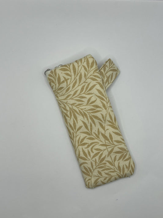 Upcycled Liberty London Glasses Case - Handmade William Morris Pencil Case - Repurposed Fabric - Poetcore
