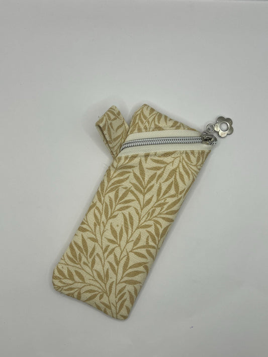 Upcycled Liberty London Glasses Case - Handmade William Morris Pencil Case - Repurposed Fabric - Poetcore